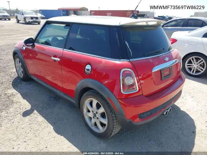 2009 Mini Cooper S VIN: WMWMF73569TW86229 Lot: 42264383