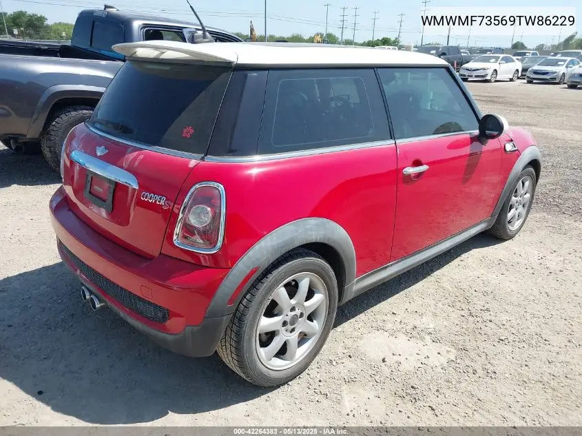 2009 Mini Cooper S VIN: WMWMF73569TW86229 Lot: 42264383