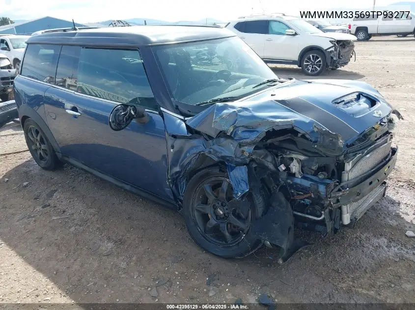 2009 Mini Cooper S Clubman VIN: WMWMM33569TP93277 Lot: 42395129