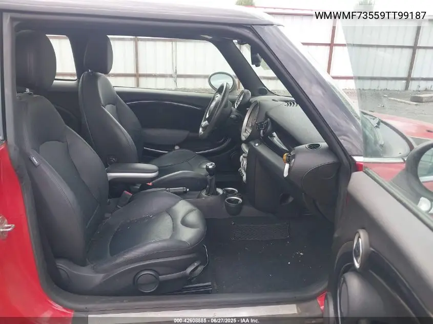 2009 Mini Cooper S VIN: WMWMF73559TT99187 Lot: 42608885