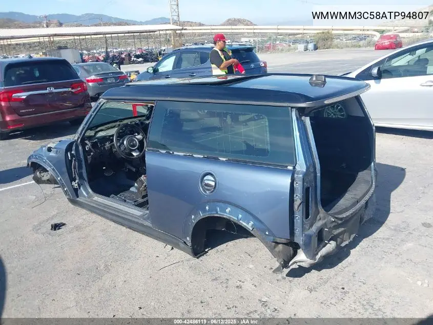 2010 Mini Cooper S Clubman VIN: WMWMM3C58ATP94807 Lot: 42486119