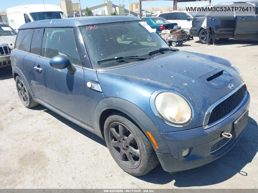 2010 Mini Cooper S Clubman VIN: WMWMM3C53ATP76411 Lot: 42532268