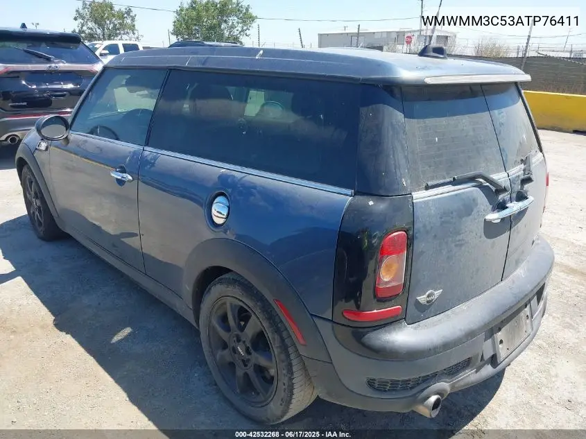 2010 Mini Cooper S Clubman VIN: WMWMM3C53ATP76411 Lot: 42532268