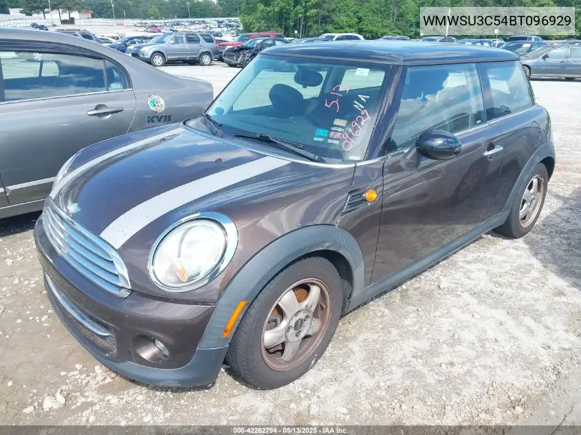 2011 Mini Cooper VIN: WMWSU3C54BT096929 Lot: 42262794
