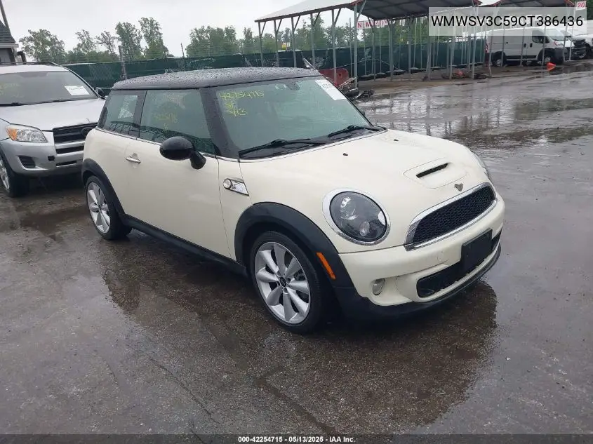 2012 Mini Cooper S VIN: WMWSV3C59CT386436 Lot: 42254715