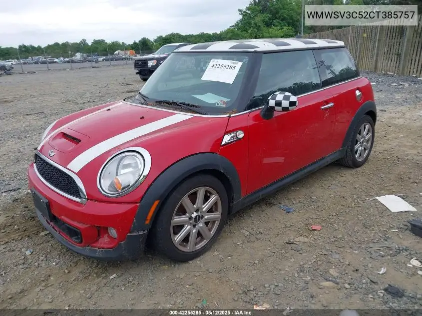 2012 Mini Cooper S VIN: WMWSV3C52CT385757 Lot: 42255285