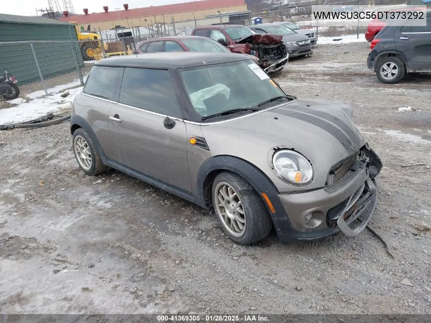2013 Mini Hardtop Cooper VIN: WMWSU3C56DT373292 Lot: 41369305