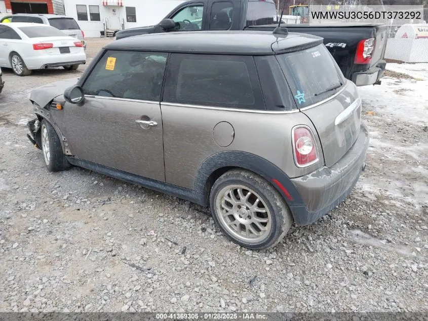 2013 Mini Hardtop Cooper VIN: WMWSU3C56DT373292 Lot: 41369305