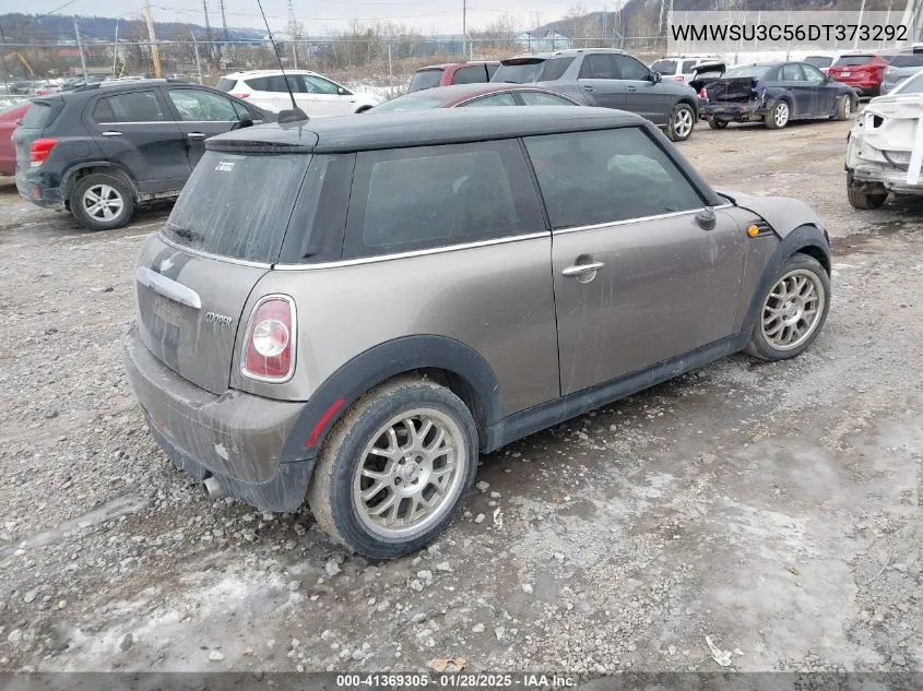 2013 Mini Hardtop Cooper VIN: WMWSU3C56DT373292 Lot: 41369305