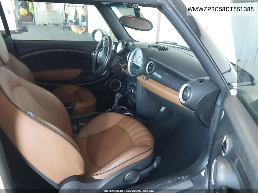 2013 Mini Convertible Cooper S VIN: WMWZP3C58DT551385 Lot: 42363048