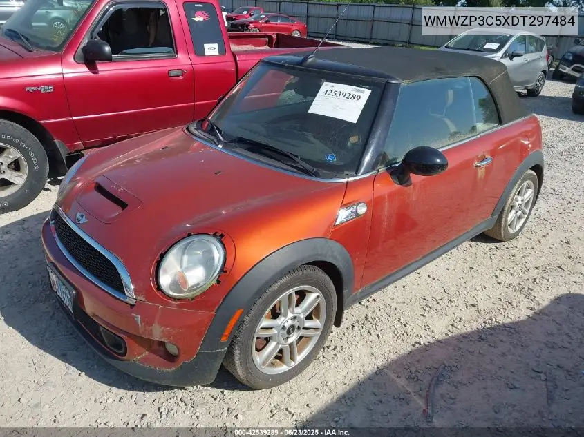 2013 Mini Convertible Cooper S VIN: WMWZP3C5XDT297484 Lot: 42539289