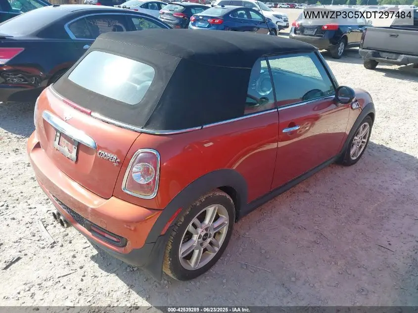 2013 Mini Convertible Cooper S VIN: WMWZP3C5XDT297484 Lot: 42539289
