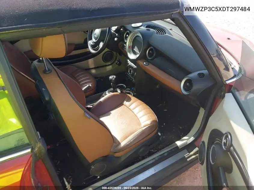 2013 Mini Convertible Cooper S VIN: WMWZP3C5XDT297484 Lot: 42539289