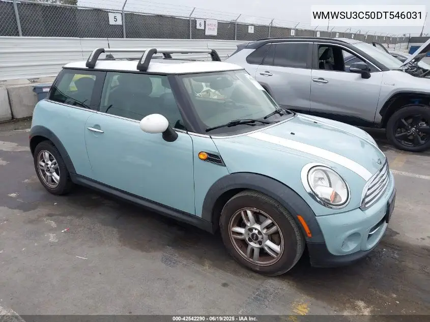 2013 Mini Hardtop Cooper VIN: WMWSU3C50DT546031 Lot: 42542290