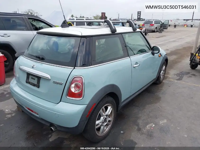 2013 Mini Hardtop Cooper VIN: WMWSU3C50DT546031 Lot: 42542290