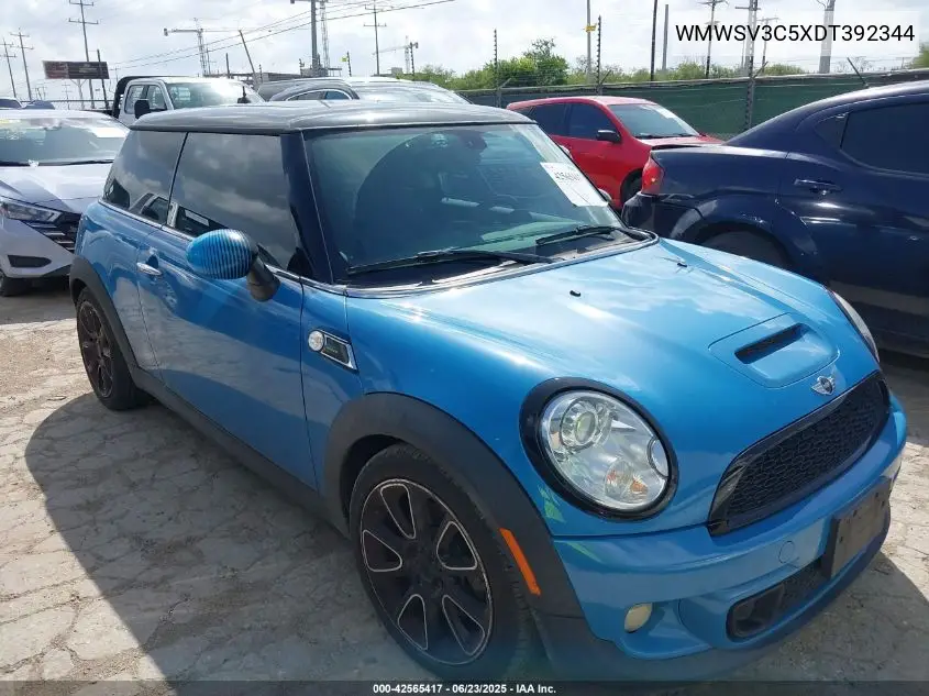 2013 Mini Hardtop Cooper S VIN: WMWSV3C5XDT392344 Lot: 42565417