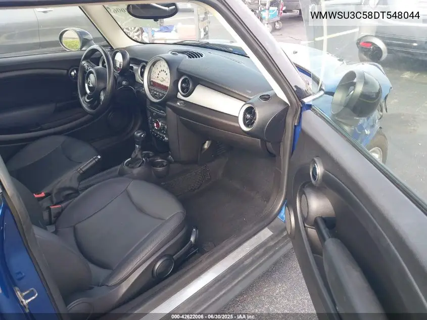 2013 Mini Cooper Cooper VIN: WMWSU3C58DT548044 Lot: 42622006