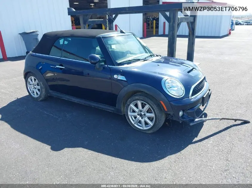2014 Mini Convertible Cooper S VIN: WMWZP3C53ET706796 Lot: 42363811