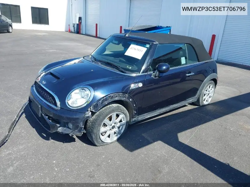 2014 Mini Convertible Cooper S VIN: WMWZP3C53ET706796 Lot: 42363811