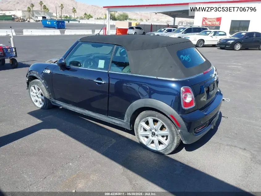 2014 Mini Convertible Cooper S VIN: WMWZP3C53ET706796 Lot: 42363811