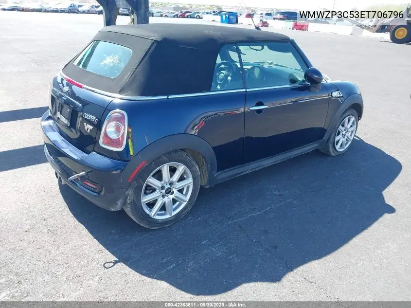 2014 Mini Convertible Cooper S VIN: WMWZP3C53ET706796 Lot: 42363811