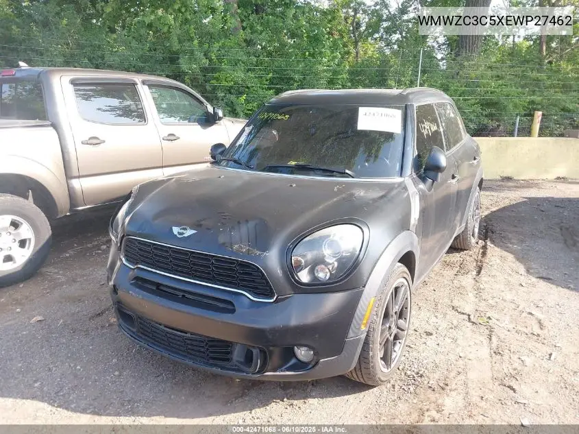 2014 Mini Countryman Cooper S VIN: WMWZC3C5XEWP27462 Lot: 42471068