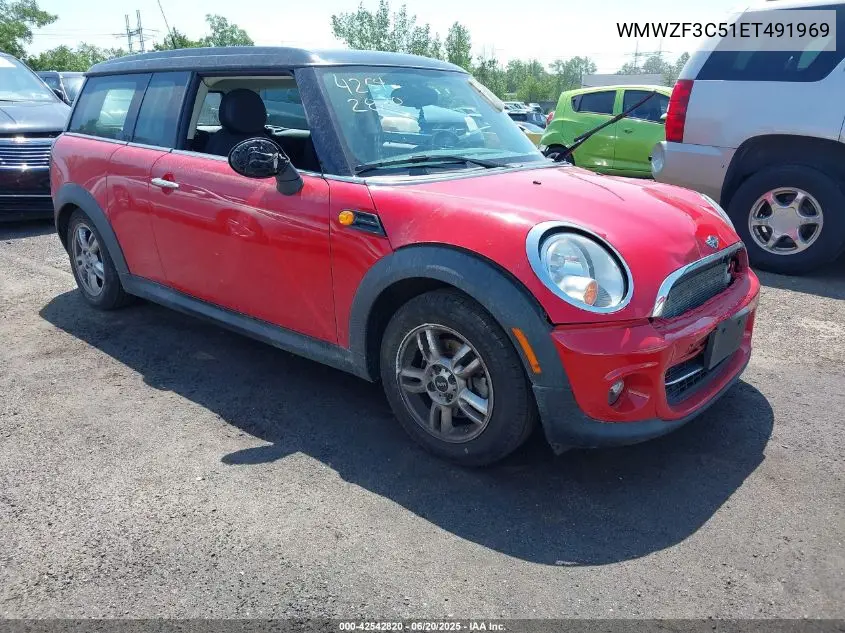 2014 Mini Clubman Cooper VIN: WMWZF3C51ET491969 Lot: 42542820