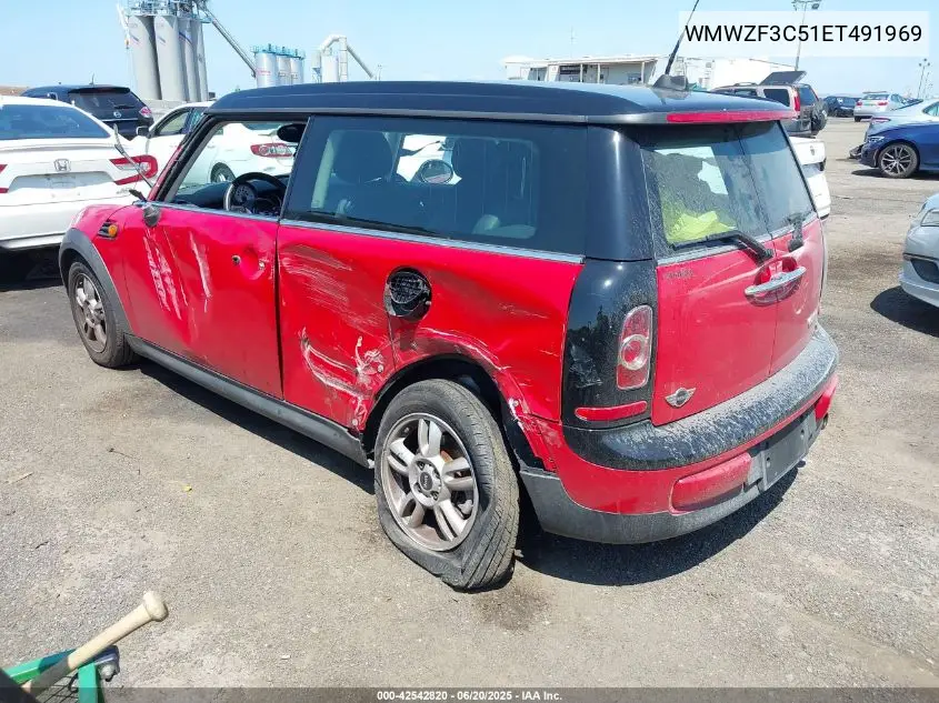 2014 Mini Clubman Cooper VIN: WMWZF3C51ET491969 Lot: 42542820