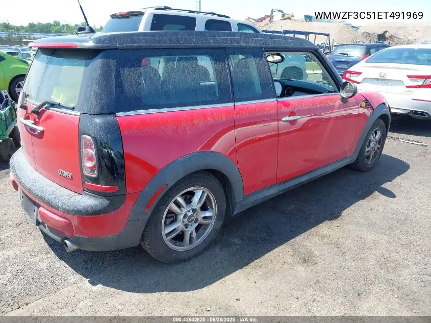 2014 Mini Clubman Cooper VIN: WMWZF3C51ET491969 Lot: 42542820