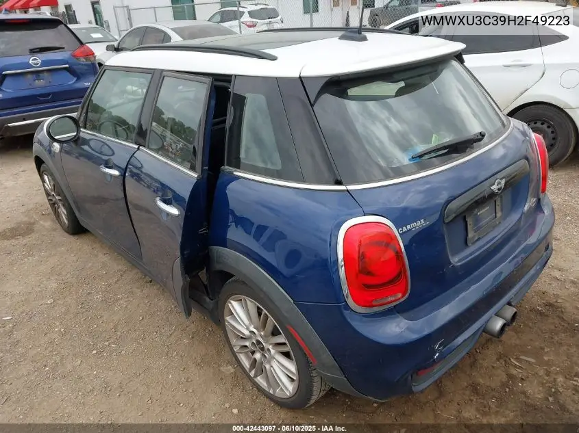 2017 Mini Hardtop Cooper S VIN: WMWXU3C39H2F49223 Lot: 42443097