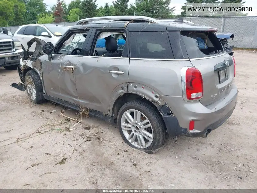 2017 Mini Countryman Cooper S VIN: WMZYT5C36H3D79838 Lot: 42555948