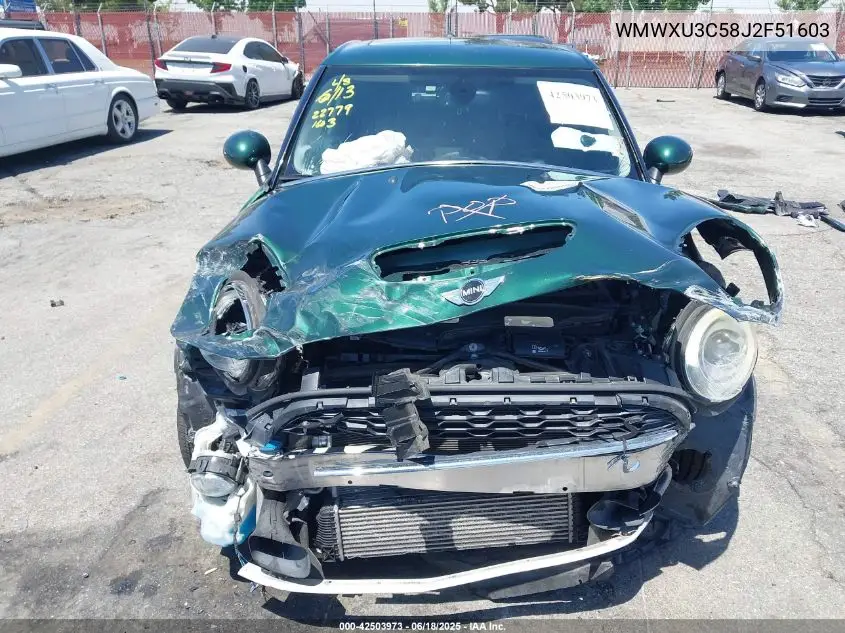 2018 Mini Hardtop Cooper S VIN: WMWXU3C58J2F51603 Lot: 42503973