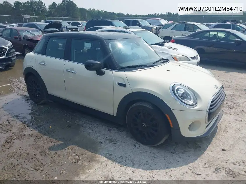 2020 Mini Hardtop Cooper VIN: WMWXU7C01L2M54710 Lot: 42385956