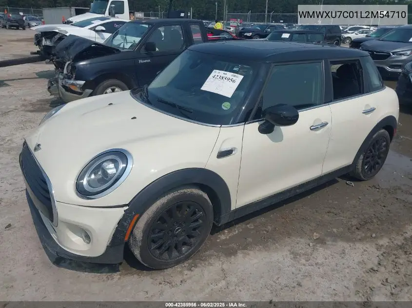 2020 Mini Hardtop Cooper VIN: WMWXU7C01L2M54710 Lot: 42385956