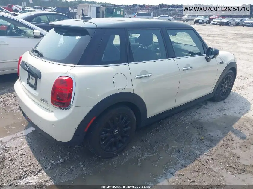 2020 Mini Hardtop Cooper VIN: WMWXU7C01L2M54710 Lot: 42385956