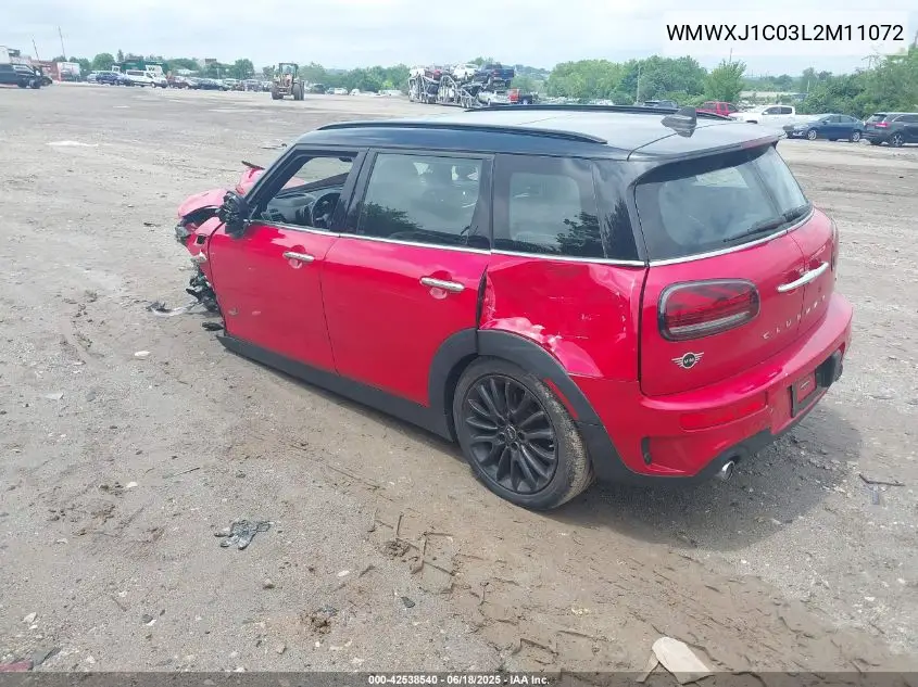 2020 Mini Clubman Cooper S VIN: WMWXJ1C03L2M11072 Lot: 42538540
