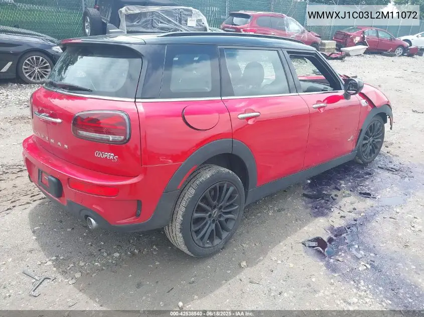 2020 Mini Clubman Cooper S VIN: WMWXJ1C03L2M11072 Lot: 42538540