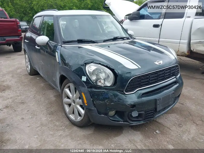2013 Mini Countryman Cooper S VIN: WMWZC5C57DWP30426 Lot: 12342445