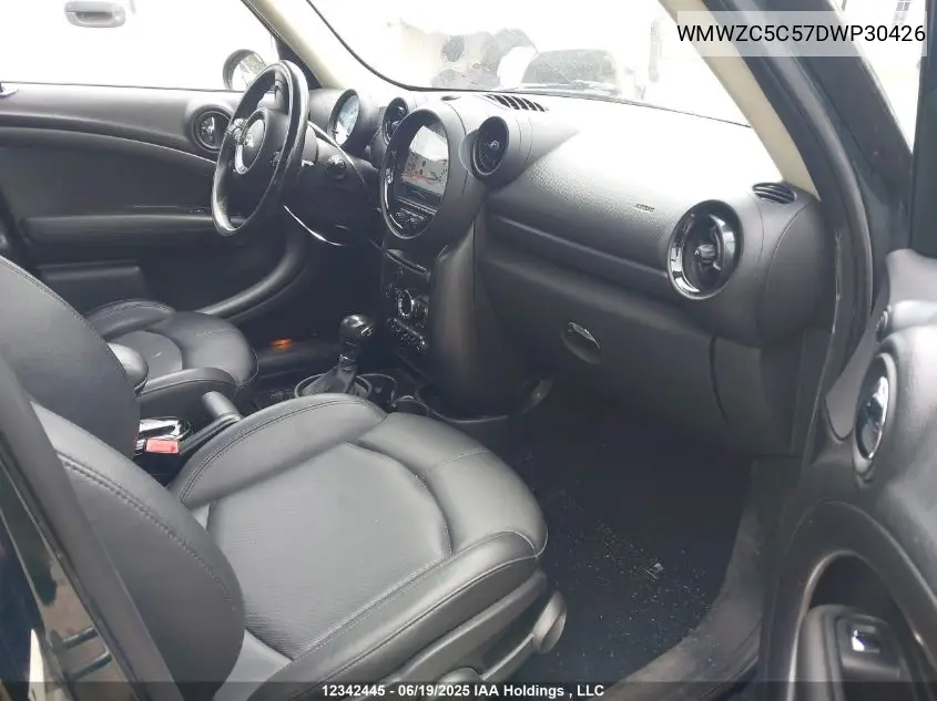 2013 Mini Countryman Cooper S VIN: WMWZC5C57DWP30426 Lot: 12342445