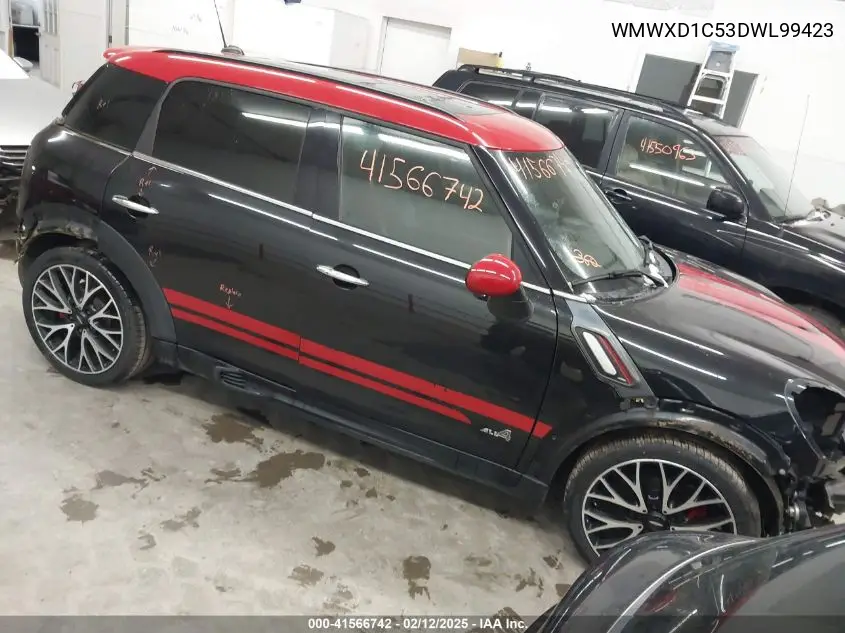 2013 Mini Countryman John Cooper Works VIN: WMWXD1C53DWL99423 Lot: 41566742