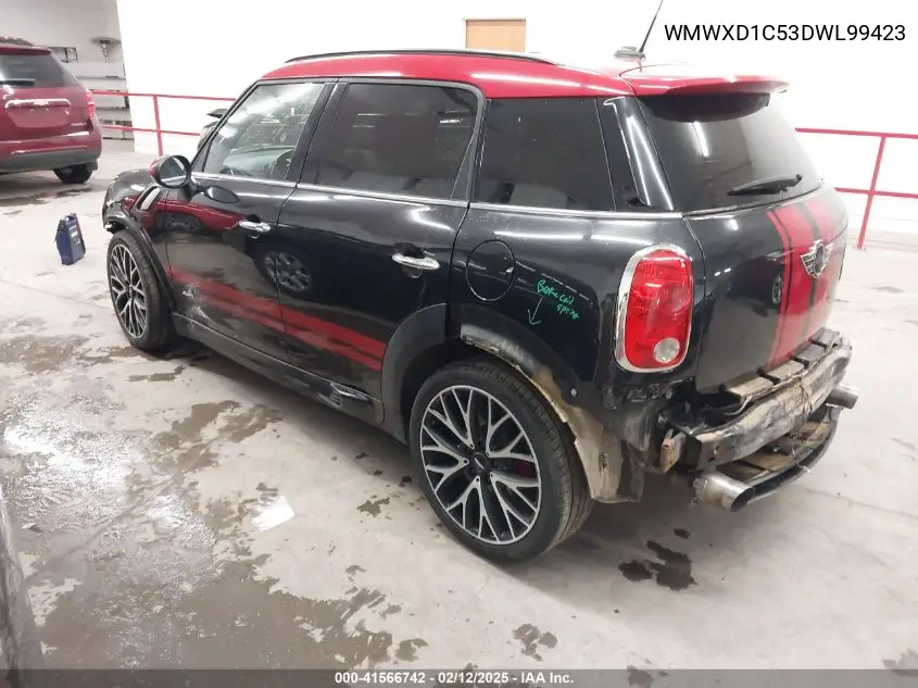 2013 Mini Countryman John Cooper Works VIN: WMWXD1C53DWL99423 Lot: 41566742