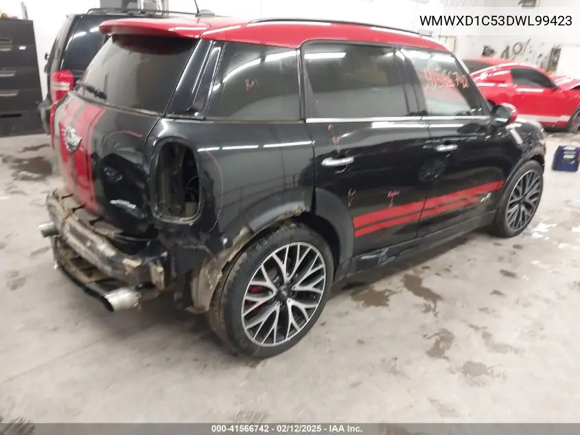 2013 Mini Countryman John Cooper Works VIN: WMWXD1C53DWL99423 Lot: 41566742