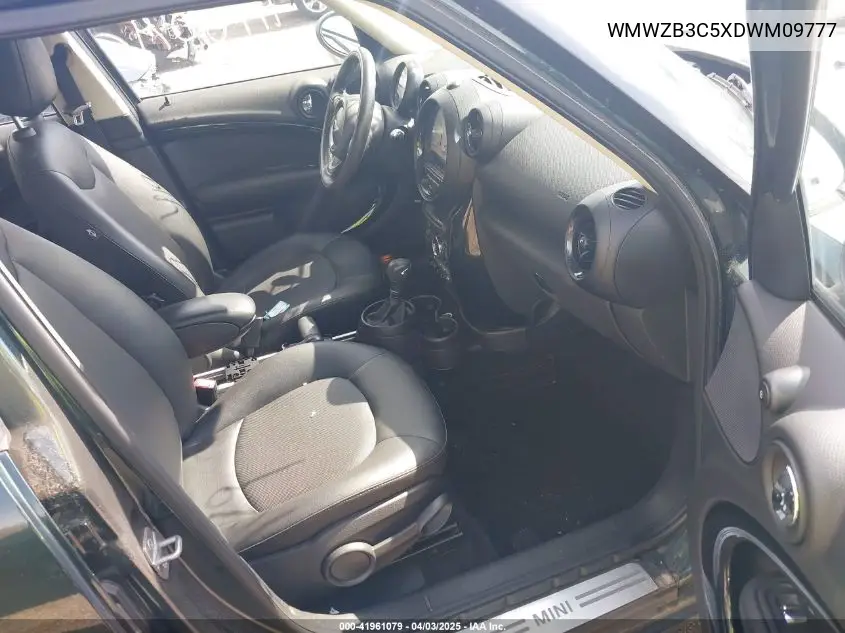 2013 Mini Countryman Cooper VIN: WMWZB3C5XDWM09777 Lot: 41961079