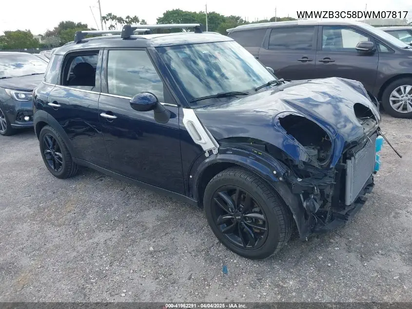 2013 Mini Countryman Cooper VIN: WMWZB3C58DWM07817 Lot: 41962291