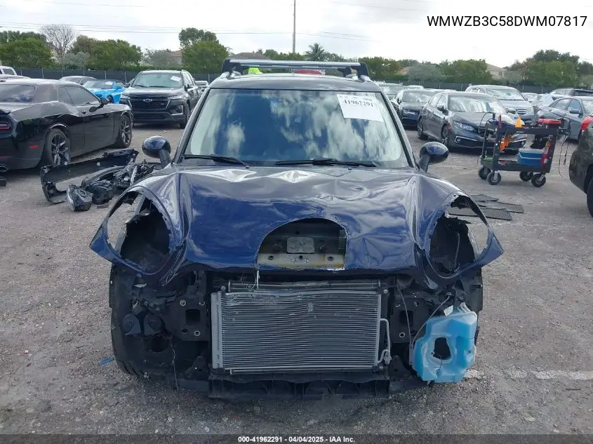 2013 Mini Countryman Cooper VIN: WMWZB3C58DWM07817 Lot: 41962291