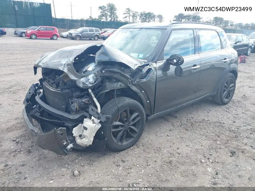 2013 Mini Countryman Cooper S VIN: WMWZC3C54DWP23499 Lot: 42062749