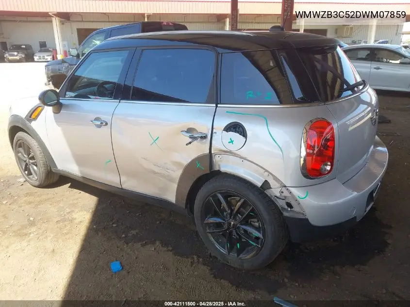 2013 Mini Countryman Cooper VIN: WMWZB3C52DWM07859 Lot: 42111500
