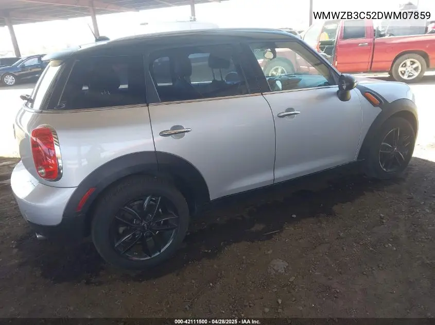 2013 Mini Countryman Cooper VIN: WMWZB3C52DWM07859 Lot: 42111500