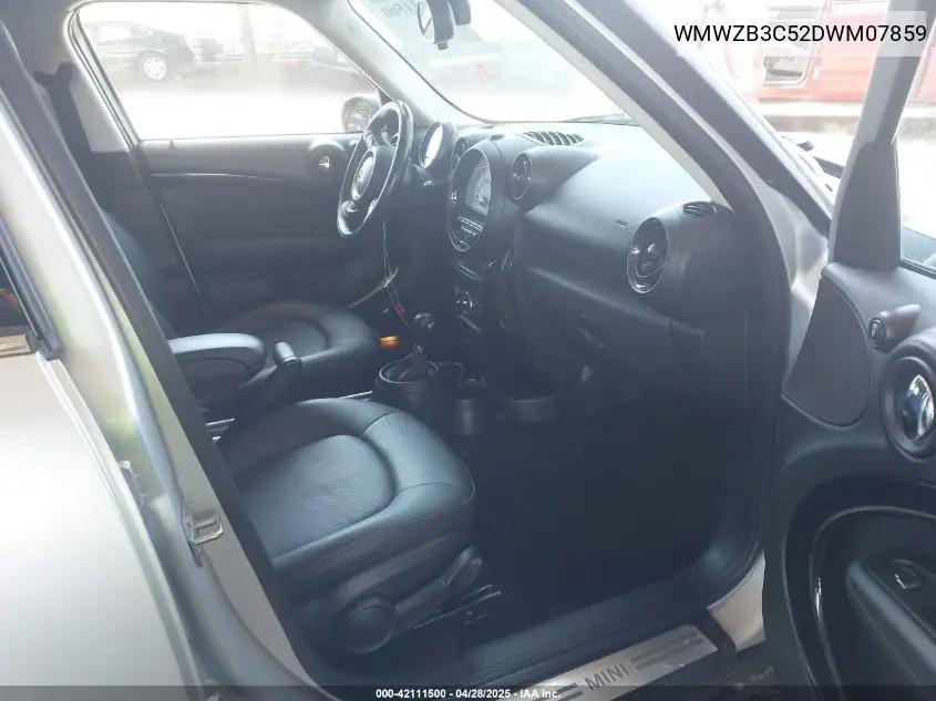 2013 Mini Countryman Cooper VIN: WMWZB3C52DWM07859 Lot: 42111500