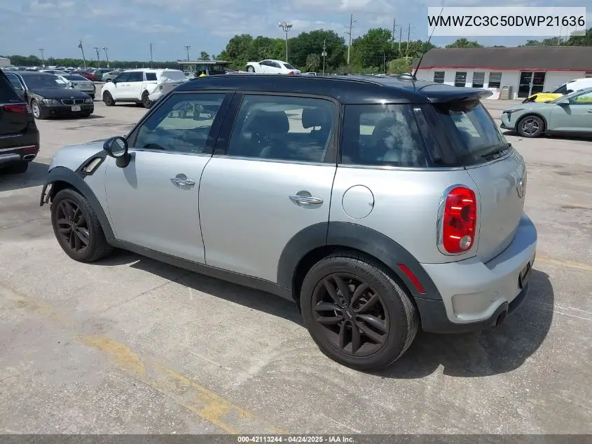 2013 Mini Countryman Cooper S VIN: WMWZC3C50DWP21636 Lot: 42113244